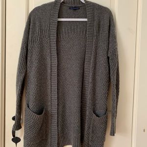 American Eagle long grey sweater